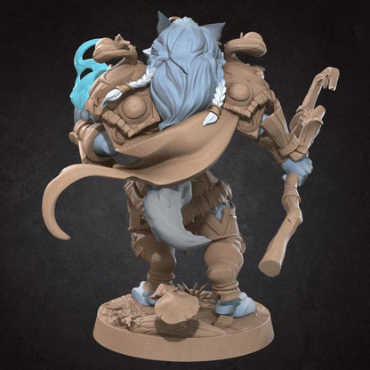 Worgen Druid - Unpainted Miniature