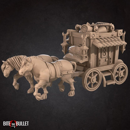 Horse Carriage - Unpainted Miniature