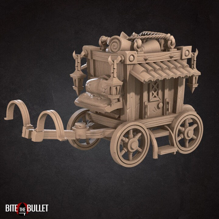 Horse Carriage - Unpainted Miniature