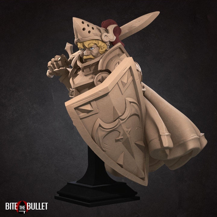 Sir Oswan - Halfling Paladin Bust