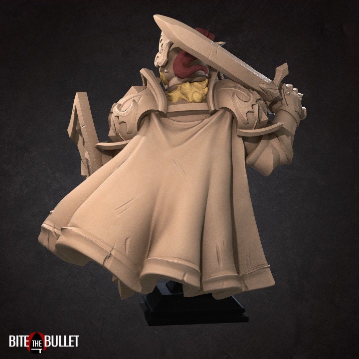 Sir Oswan - Halfling Paladin Bust