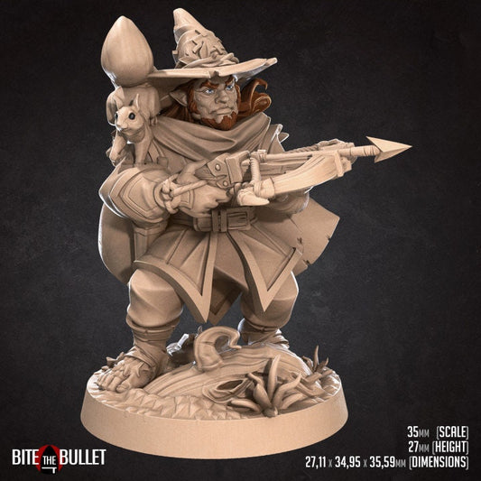 Halfling Ranger - Unpainted Miniature