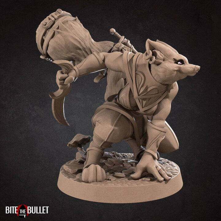 Foxfolk Rogue - Unpainted Miniature