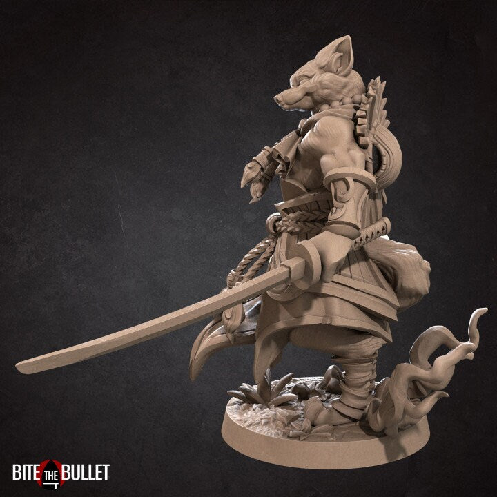 Foxfolk Monk - Unpainted Miniature