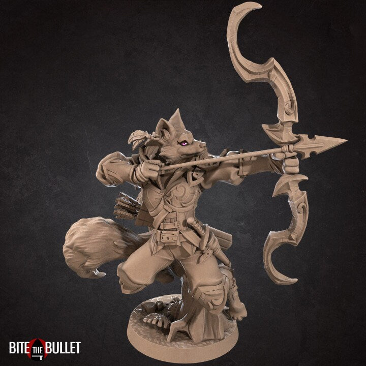 Foxfolk Ranger - Unpainted Miniature