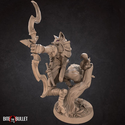 Foxfolk Ranger - Unpainted Miniature