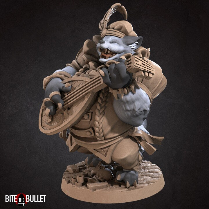 Foxfolk Bard - Unpainted Miniature