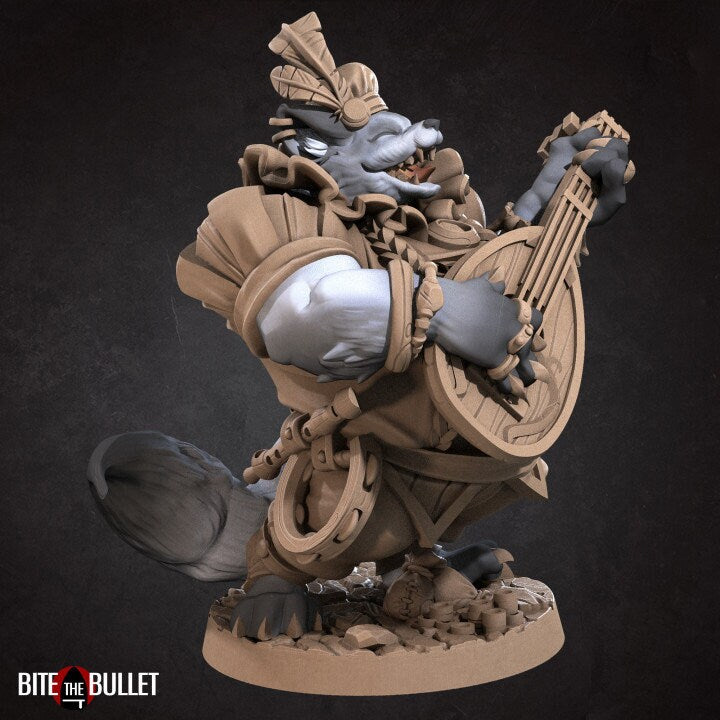 Foxfolk Bard - Unpainted Miniature