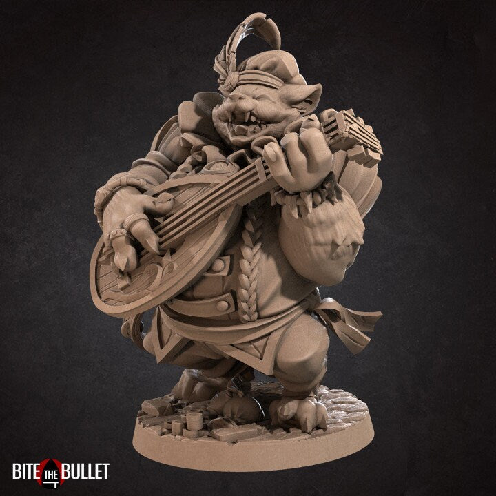 Foxfolk Bard - Unpainted Miniature