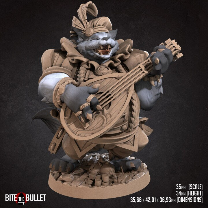 Foxfolk Bard - Unpainted Miniature