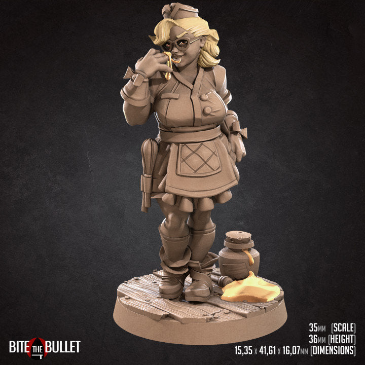 Rocio Honeypot - Baker Miniature - Pinup - Unpainted Miniature