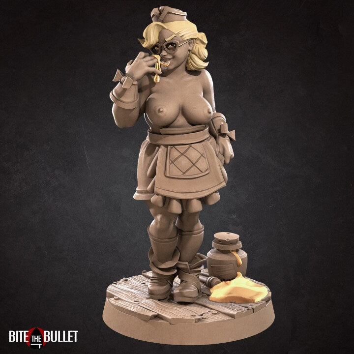 Rocio Honeypot - Baker Miniature - Pinup - Unpainted Miniature