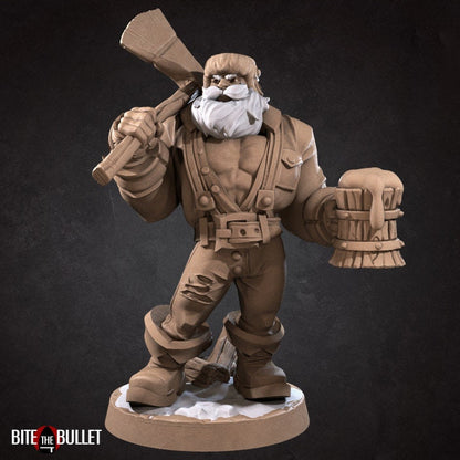 Klaus the Lumberjack - Unpainted Miniature