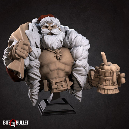 Klaus, the Sexy Santa Bust