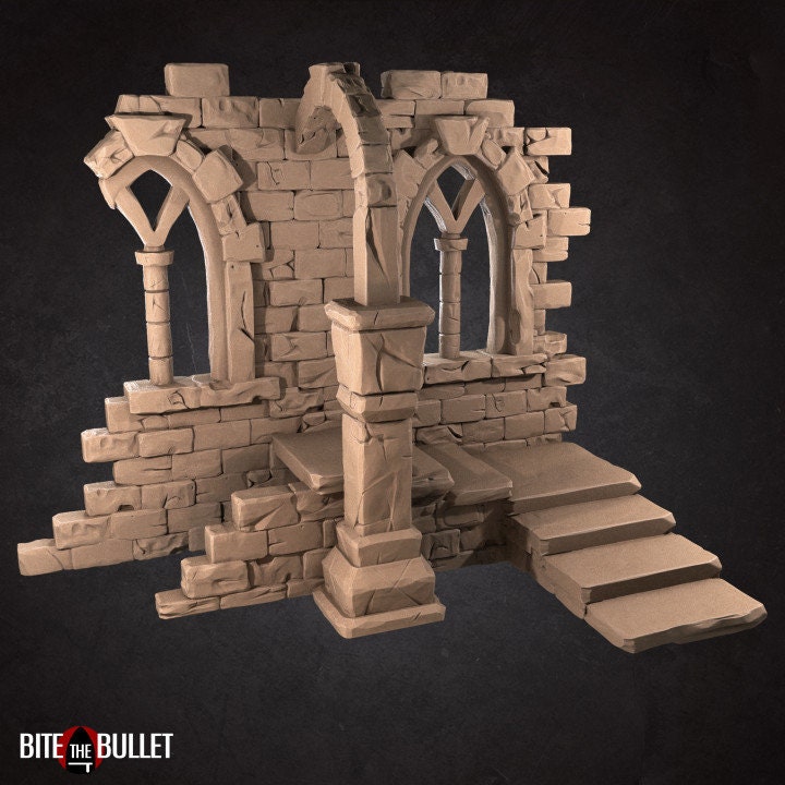 Crypt Terrain - Vampire Set - Unpainted Miniature