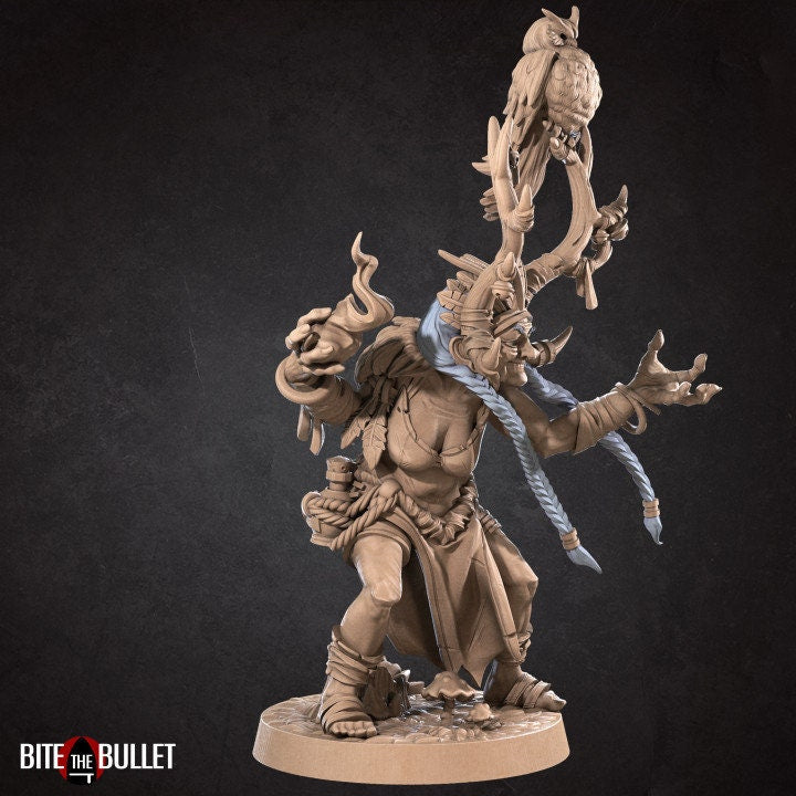 Agata, the Amazon Elder - Unpainted Miniature