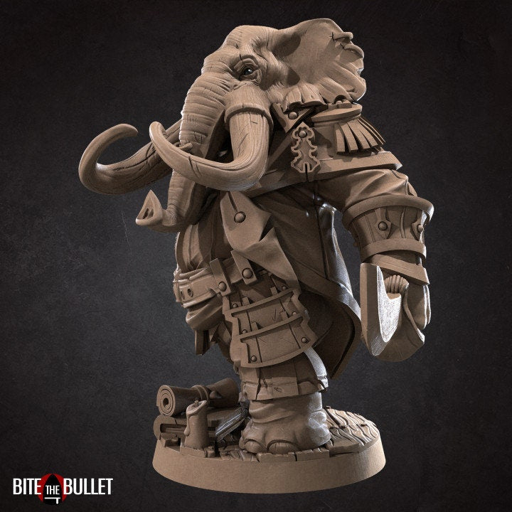 Zunebo Newgate, the Commander Loxodon - Unpainted Miniature