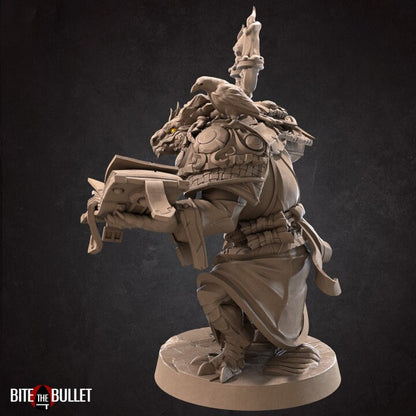 Dragonborn Warlock - Unpainted Miniature