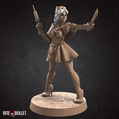 Emilia the Nurse - Pinup - Unpainted Miniature