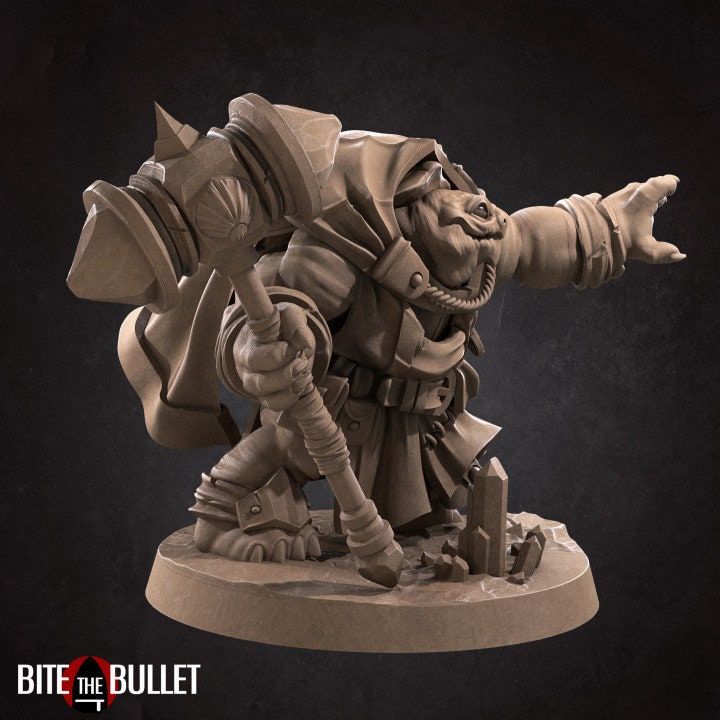 Tortle Cleric - Unpainted Miniature