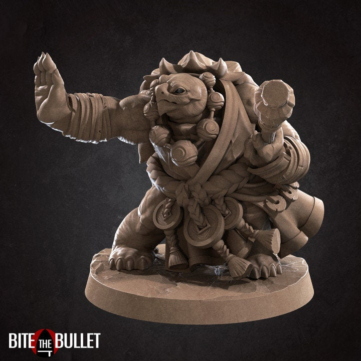 Tortle Monk - Unpainted Miniature