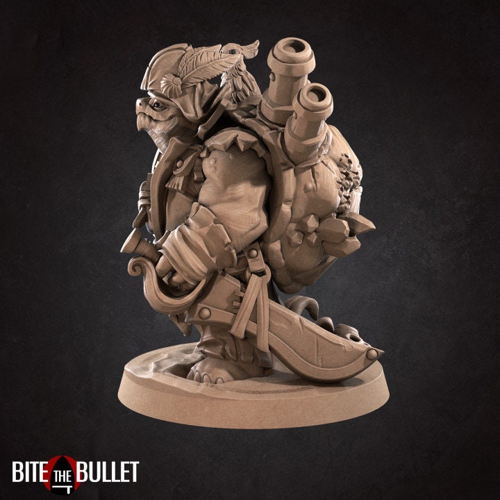 Tortle Pirate - Unpainted Miniature