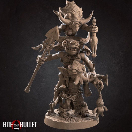 Stacked Goblins - Unpainted Miniature