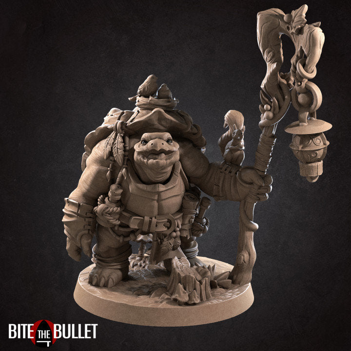 Tortle Druid - Unpainted Miniature