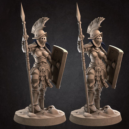 Kalista the Gladiator - Pinup - Unpainted Miniature