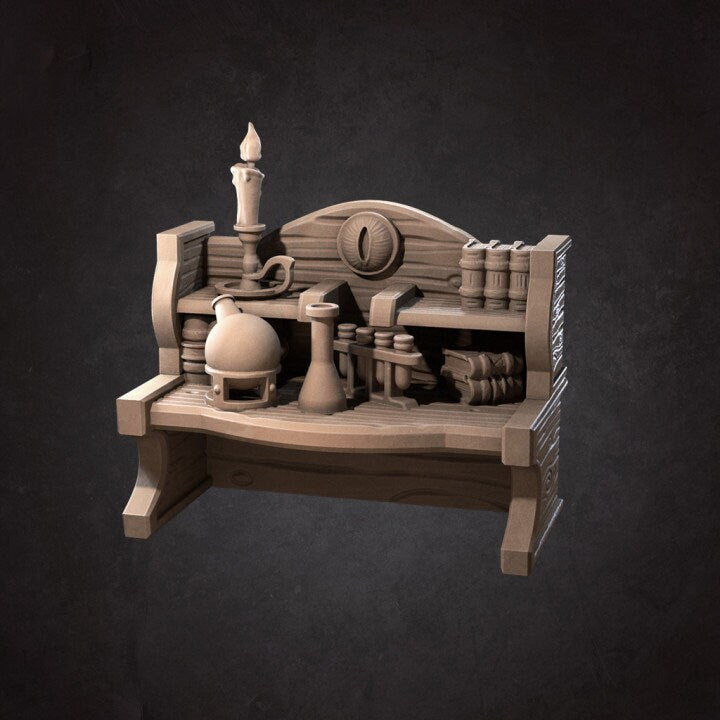 Cultist Desk - Unpainted Miniature