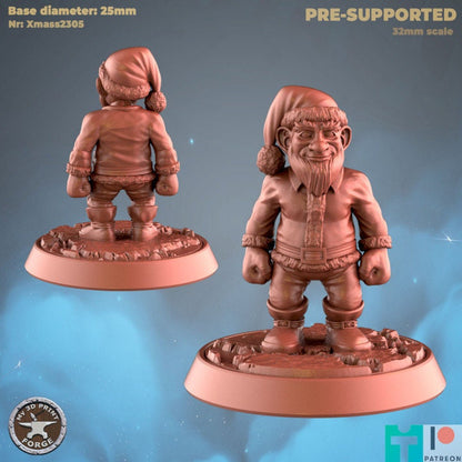 Christmas Gnomes - Unpainted Miniature