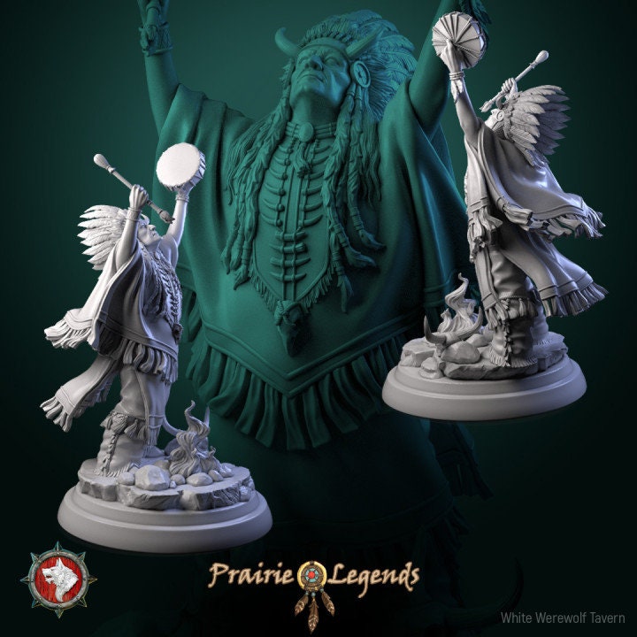Native Shaman - Unpainted Miniature