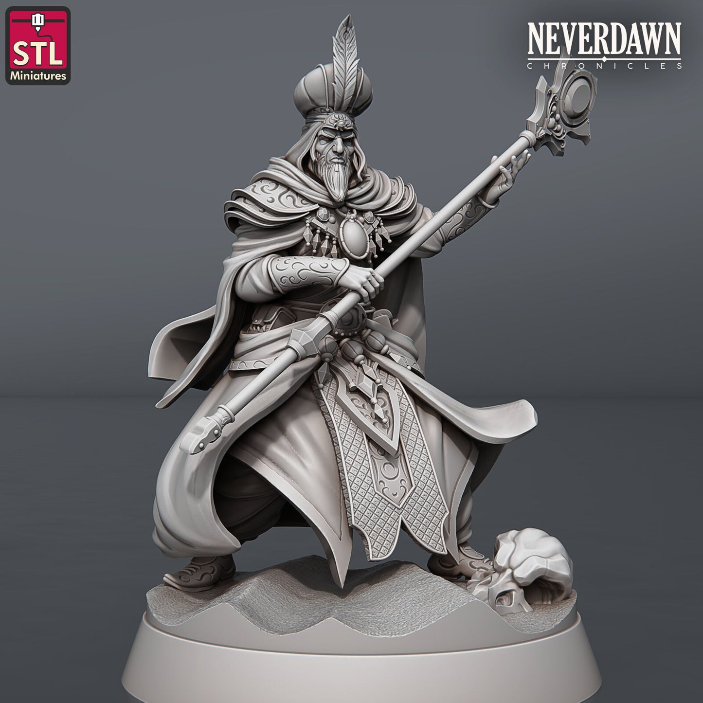 Consultant - Red Sands - Neverdawn Chronicles - Unpainted Miniature