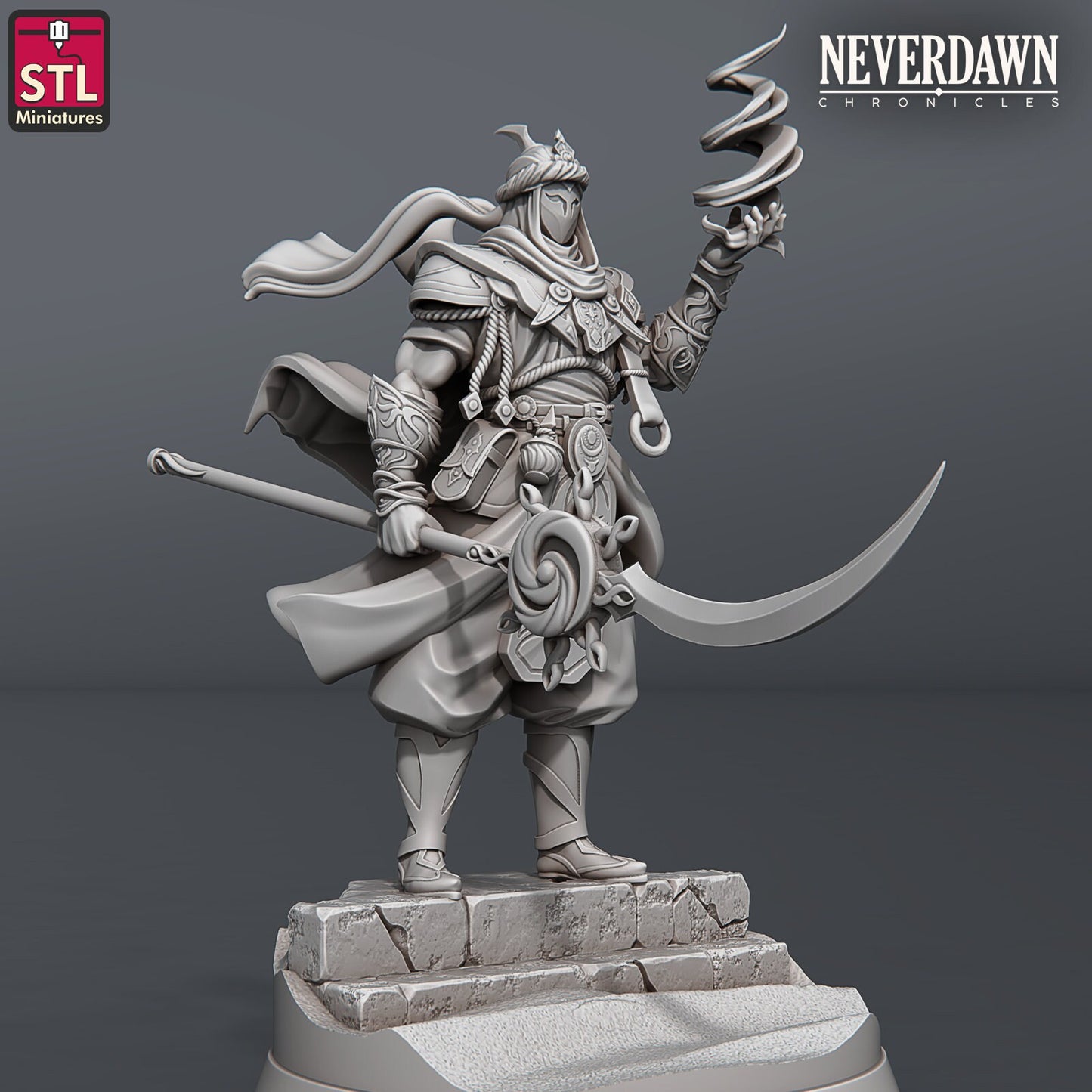 Prince - Red Sands - Neverdawn Chronicles - Unpainted Miniature