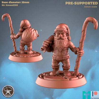 Christmas Gnomes - Unpainted Miniature