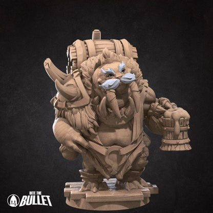 Walrus Mead Vendor - 2 Poses - Unpainted Miniature