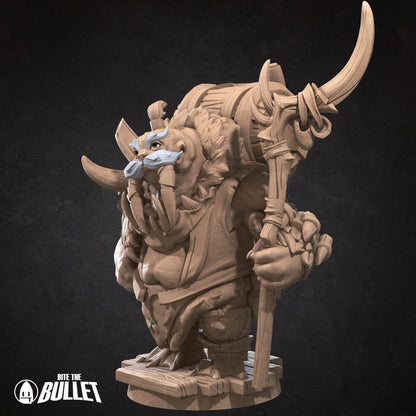 Walrus Mead Vendor - 2 Poses - Unpainted Miniature