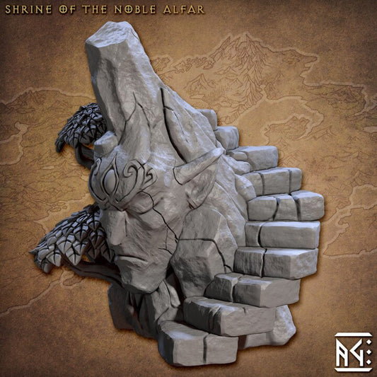 Noble Alfar Shrine - Unpainted Miniature