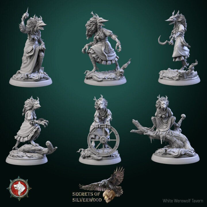 Kikimoras - Secrets of Silverwood Set - Unpainted Miniature