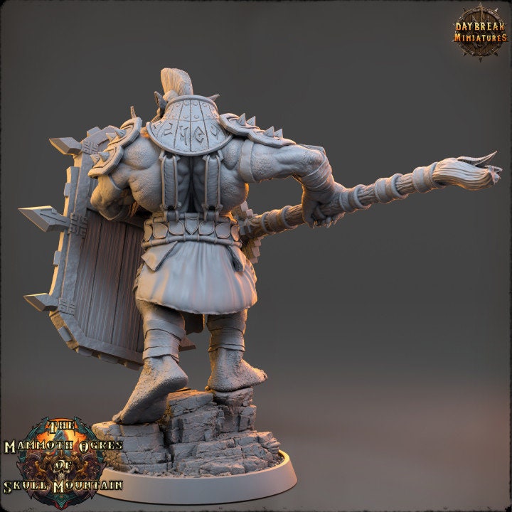 Jakzo Stormer - The Mammoth Ogres of Skull Mountain - Unpainted Miniature