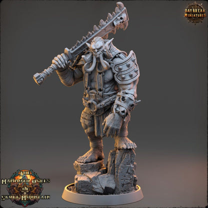 Lieutenant Mitrog - The Mammoth Ogres of Skull Mountain - Unpainted Miniature