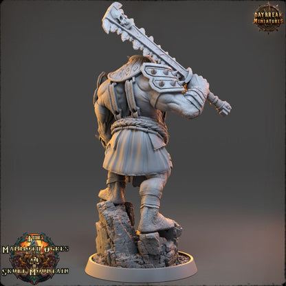 Lieutenant Mitrog - The Mammoth Ogres of Skull Mountain - Unpainted Miniature