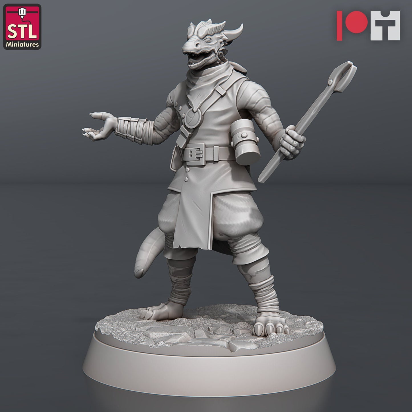 Dragonborn Blacksmith Set - Townsfolk NPCs