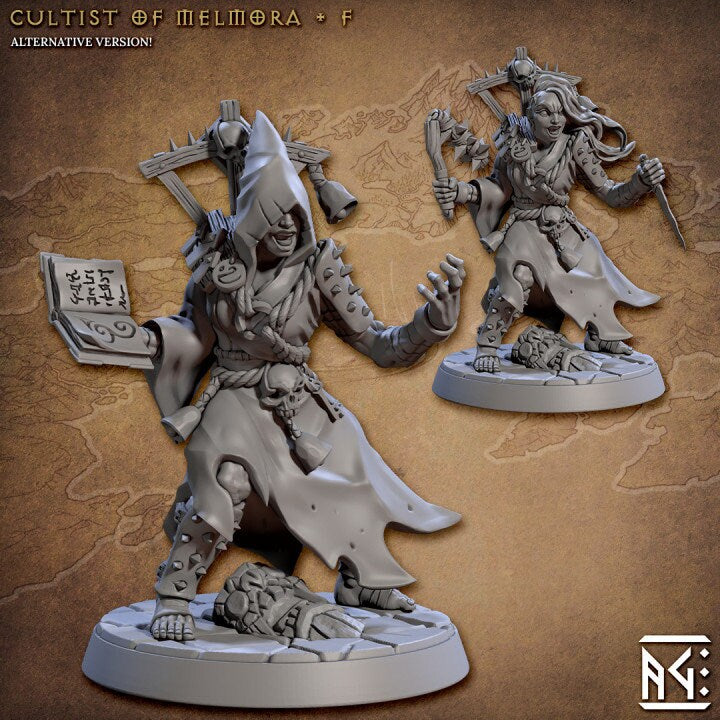 Cultist - Pose F - Rodburg Cultist of Melmora - Unpainted Miniature