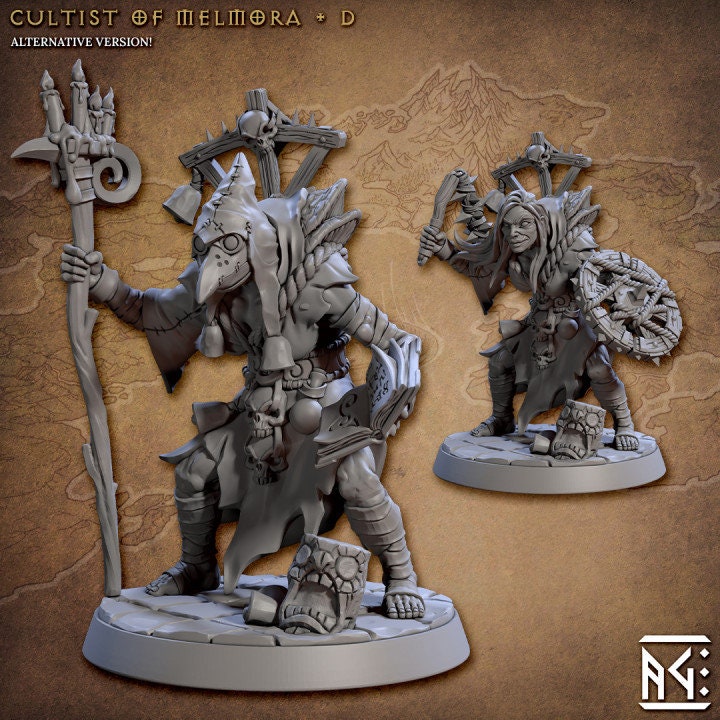 Cultist - Pose D - Rodburg Cultist of Melmora - Unpainted Miniature