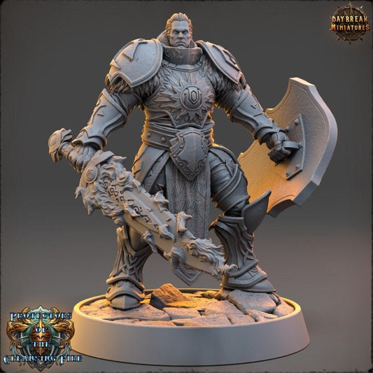 Prince Lysander Del Fiero - The Protectors of the Cleansing Fire - Unpainted Miniature