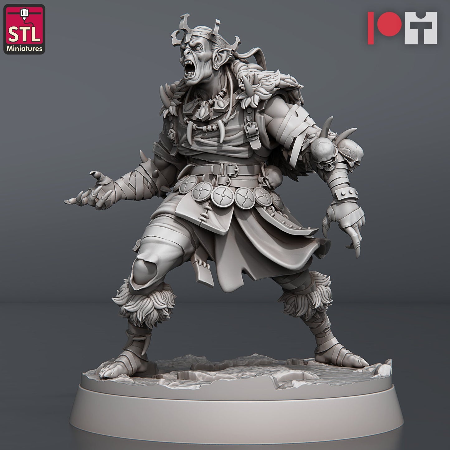 Ghoul King Set - Unpainted Miniature