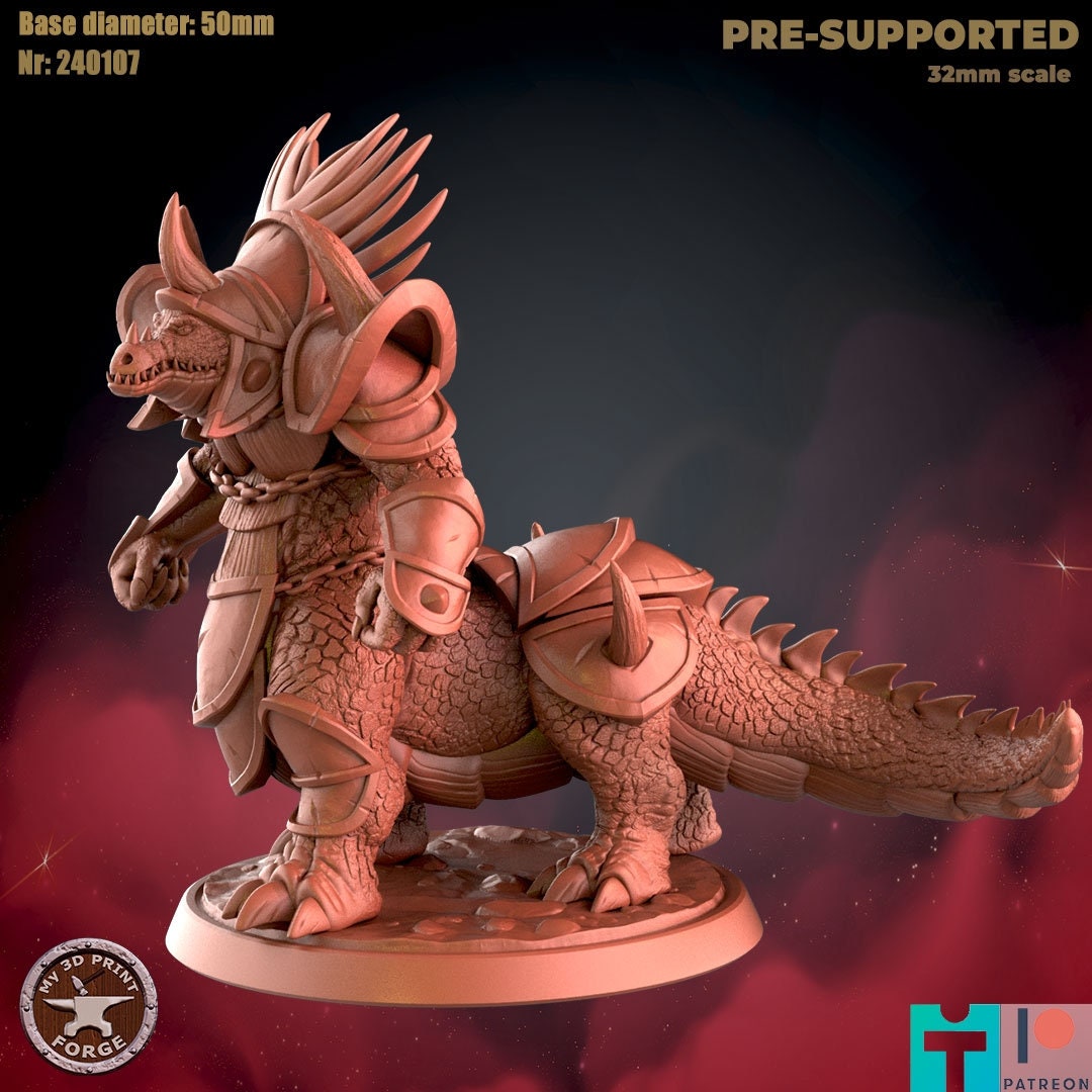 Lizardkin Guard - Unpainted Miniature