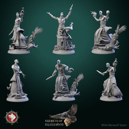 Chernobog Cultists - Secrets of Silverwood - Unpainted Miniature