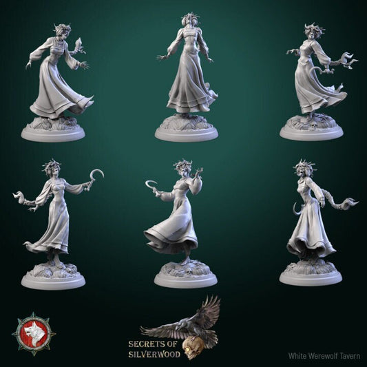 Noonwraiths - Secrets of Silverwood Set - Unpainted Miniature